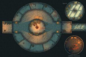 Sewer and Prison! 36 x 24 -  bonus illustration of sewer characters - everything illustrated by me