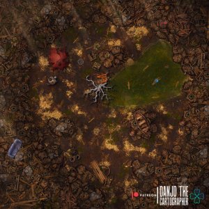 Junkyard Clearing [22x22] [OC] [Art]