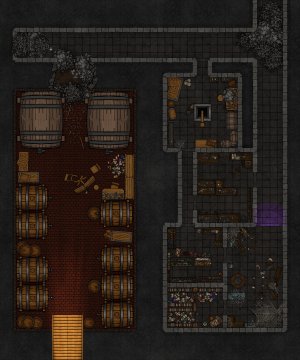 My map for Most Potent Brew