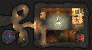 Cult mansion inside a cave