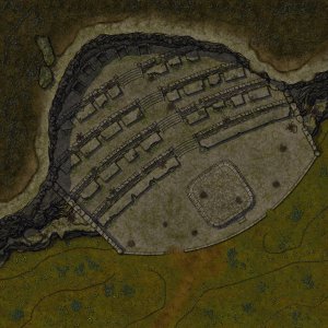 Halls of the Hunting Axe [PotA] 164x163 tiles dungeon mapset