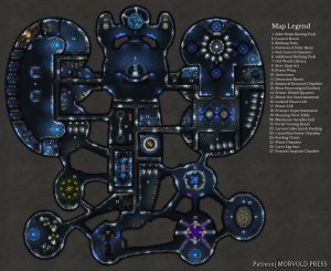 Mind Flayer Lair [90 x 90] - Modeled after Octopus Nervous System