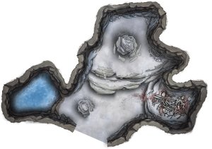 Snowy Mountain & Abominable Cave [60 x 80]
