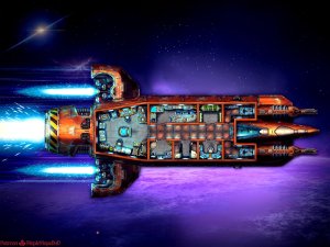 May the 4th be with you! | Spaceship 40x30 [Battle Map] [No AI] [OC] [Art]