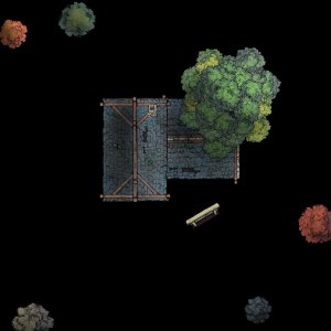 Woodland Cottage [100px DungeonDraftx2MinuteTabletop]