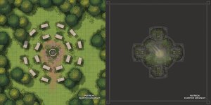 Forgotten Tomb | [26x26 per Level] [OC] | Eldritch Arcanum