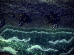 Walls of Moria, LOTR inspired battle map by MapleMapsDnD | [Battle Map] [No AI] [OC] [Art]