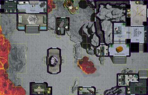 Sci Fi Volcanic Office Park!