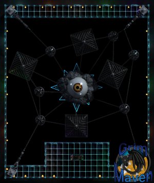 "Interdimensional Prison" (27x32) Are you trapped inside? Or breaking someone out? Either way... this won't be easy!