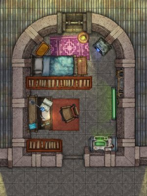 Private quarters - a Warhammer 40k map
