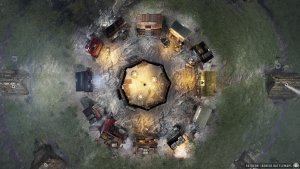 Camp | [Animated Battlemap] [32x18] [120px per Square] [Gridless] [3D Rendered] [OC] | Beneos Battlemaps