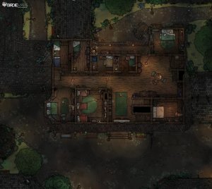The Little Barrel Tavern - [28x24]