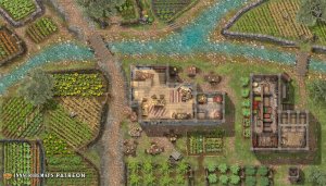 The garden is just a decoy. Welcome to Brooks Bounty Tavern [35x20] [OC]