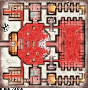 Maps 450 and 451 - Lava Draconid Cavern - Underground Dungeon