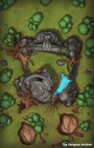 Stone Walker Battlemap [26x41]