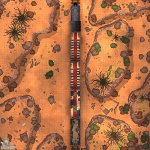 64x64 Western Train Heist