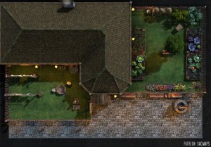 Your murderhobos will leave this flammable cabin full of innocent country folk alone, right? Right? Cosy Cabin Home (23x16) - free day & night maps, plus hundreds more free!