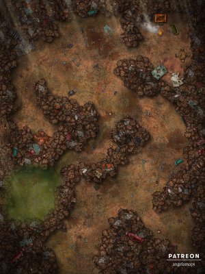 The Dump [battlemap] from Angela Maps - 3 versions! [animated] [art]