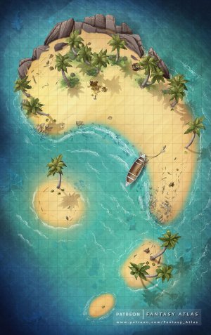[OC] Lonely Island [22x35]