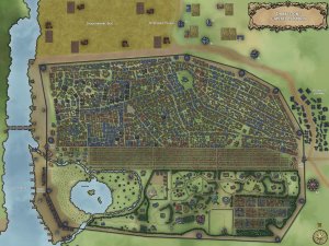 First attempt at major city map - Review Welcome.