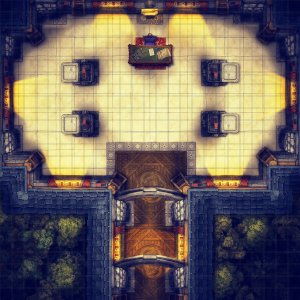 Voidfallen - Mansion Showdown - FREE 25x25 Battlemap [Sortar's Arcanum]