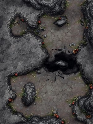Secret cave [30x40] - 5 unique variations