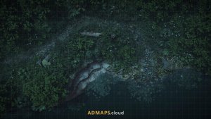 Riverbank [37x21] — free animated battle map (day & night, with and without the dock)