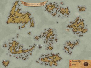 making a map for a pirate/seafairing game, any suggestions as to what i could add? (ignore Newfoundland)