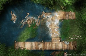 Collapsing Dock! You know if everything was up to code we would NEED a Phased battlemap.