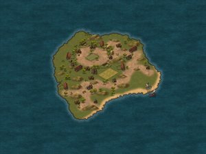 My island feels flat