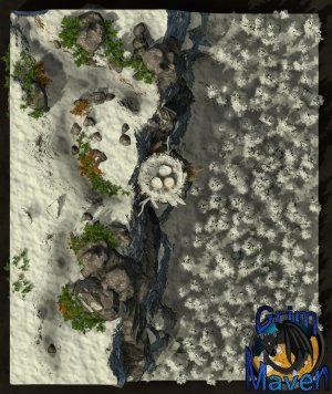 "The Nest"(27x32) Want a battlemap that Roc(k)s, and takes your players to new heights? Welcome to the Nest!