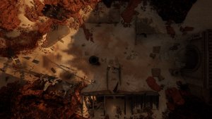 [OC] A peaceful desert ruin... until the ancient plumbing kicks in.