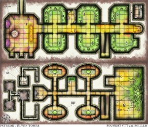 Map 654 - Val's Underground Gardens - Dungeon