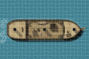 Passenger Sailing Ship [24 x 8] – Free Battlemap
