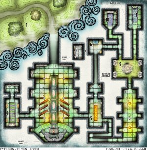 Map 700/909 -- Dungeon - Trials of the Knightly Tenets