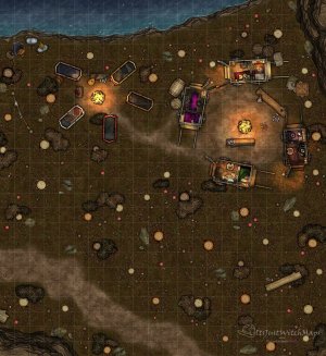 Free Traveler Camp 22x24 Basic, Day, Night, and Spooky variants!