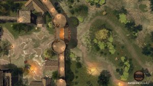 Castle Siege - Animated Battlemap (day/night, fortified gate encounter)