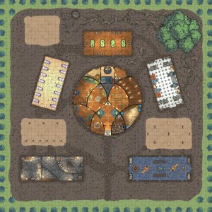 Progression of map quality over the course of my 3 year campaign. (2 years using dungeondraft)