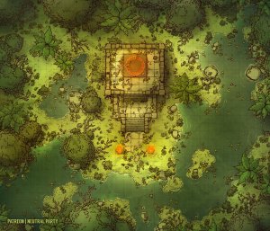 Jungle Altar (35x30)