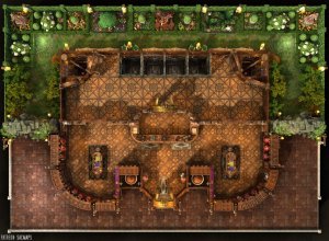 Welcome to the Chocolate Cakery - a place of pure chocolate and joy! Just don't go poking around the Factory Floor... got it? {The Chocolate Cakery (30x22) - Free day & night maps plus hundreds more!}