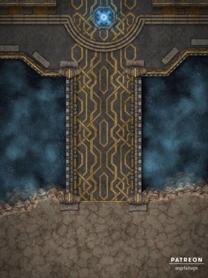 Dwarven Bridge [battlemap] from Angela Maps - 5 versions! [animated] [art]