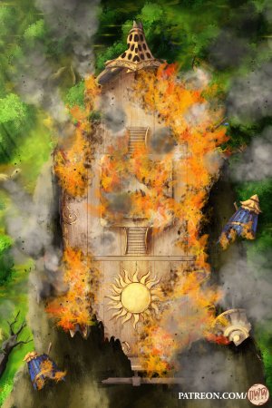 Crashing Airship Phased Battle Map + Up to 70% OFF on 250+ Maps!