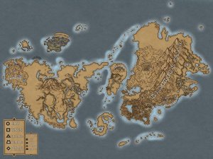 [Major WIP] World map I have been developing for a campaign/story, any feedback appreciated!