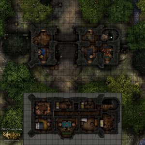 Priory Gatehouse Map 25x25 | Epsilon7430