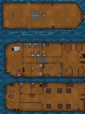 Running a One Piece D&D game, here's a start to some maps