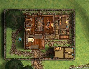 Small Town Estate | 2 Floors [36 x 28]