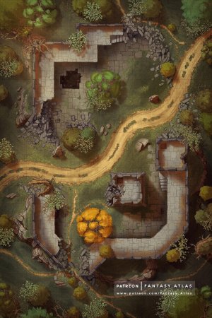[OC] Shattered Redoubt [20x30]