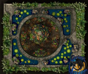 "Arboretum"(32x27) botanic gardens, eclectic wizard, fancy mansion- you can find this towering arboretum anywhere you desire!