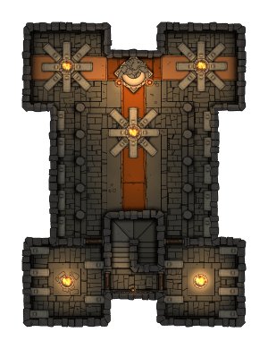 Temple of Chauntea & Crypt - Greenest [40 x 50]