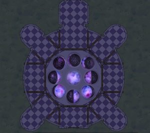 My first (rough) draft for the moon goddess temple for my dnd game (repost)